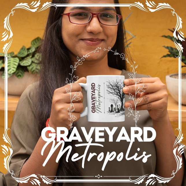 Mug Graveyard Metropolis (Graveyard Metropolis Cover from The Beekeeper Store)