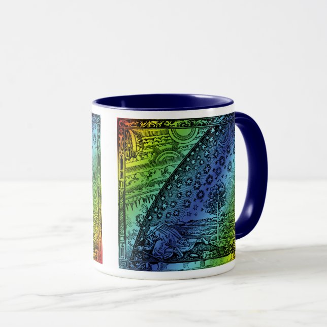 Mug Gravure Flammarion Ciel et Terre (Devant droit)