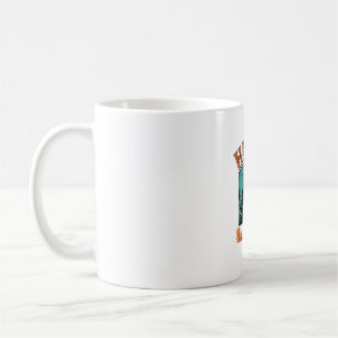 Mug Gravure Vintage Joyeux Halloween Maison Hantée De