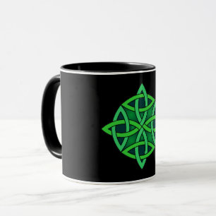 Mug gre irlandais païen de noeud de symbole antique