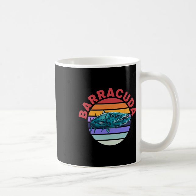 Mug Great Byrracuda Cuda Pêche Faune Saline Fi (Droite)