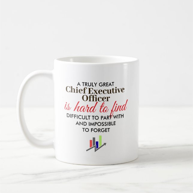 Mug Great Chief Executive Officer Personalized Gift (Gauche)