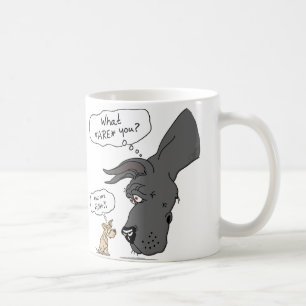 Mug Great Dane & Chihuahua Black