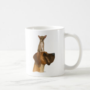 Mug Great Dane et Chihuahua