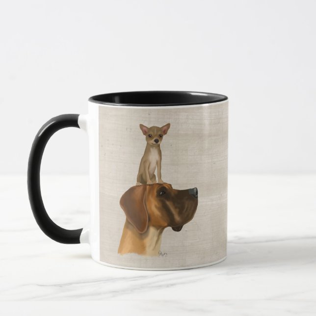 Mug Great Dane et Chihuahua 2 (Gauche)