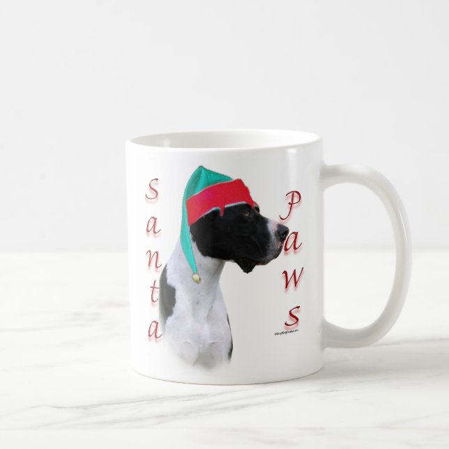 Mug Great Dane (manteau) Père Noël Paws (Droite)