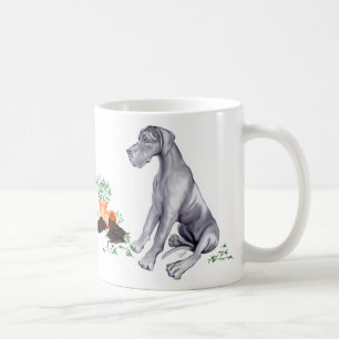 Mug Great Dane Naughty Pup Blue UC