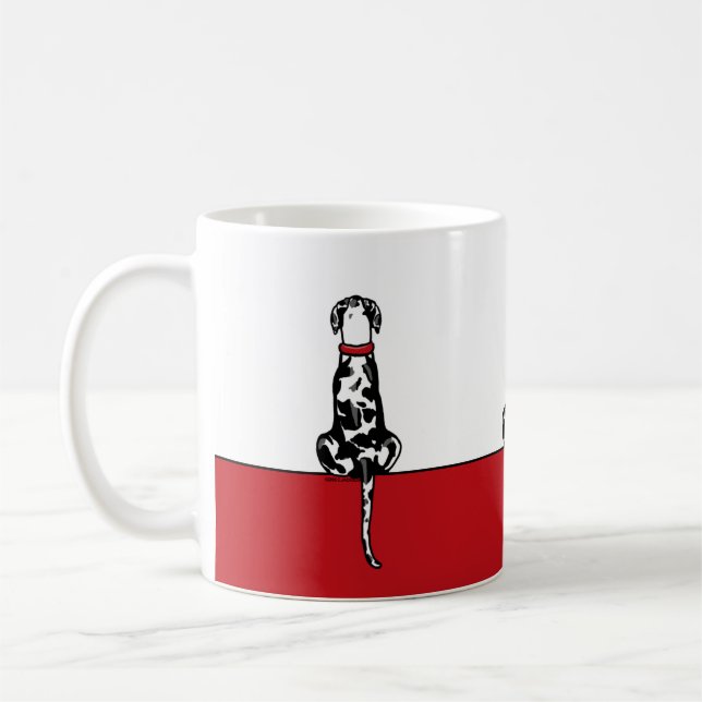Mug Great Dane Sit Harle UC (Gauche)
