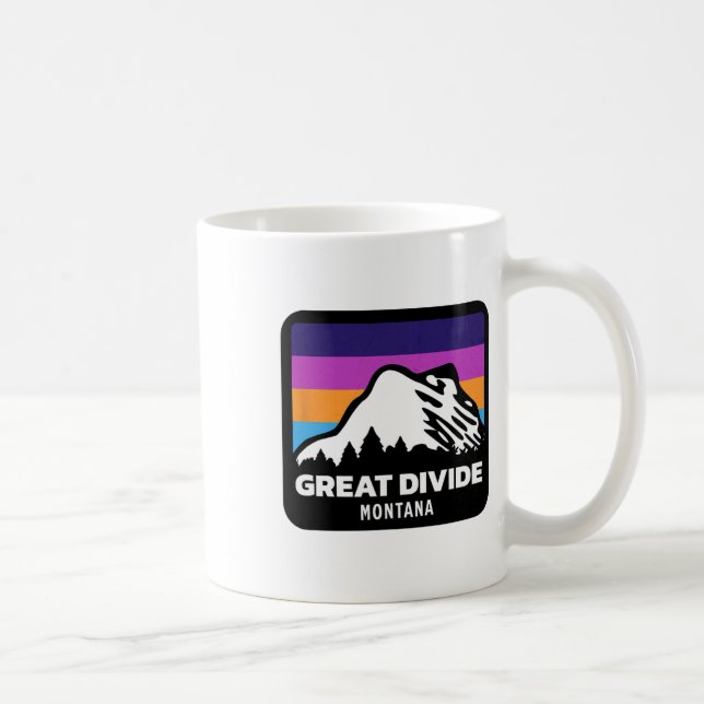 Mug Great Divide Montana Ski Snowboard Famille Sk (Droite)