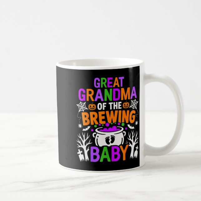 Mug Great Grandma Of The Brewing Baby Halloween Costum (Droite)