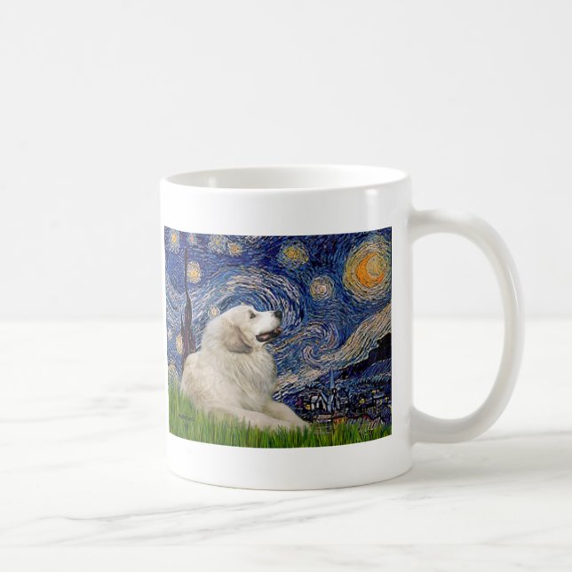 Mug Great Pyrenees 2 - Nuit étoilée (Droite)