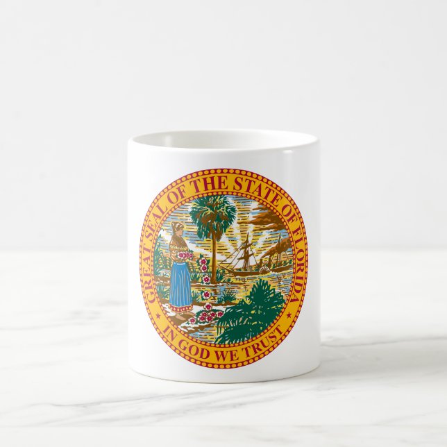 Mug Great Seal Of Florida (Centre)