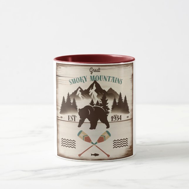 Mug Great Smoky Mountains, TN ours (Centre)