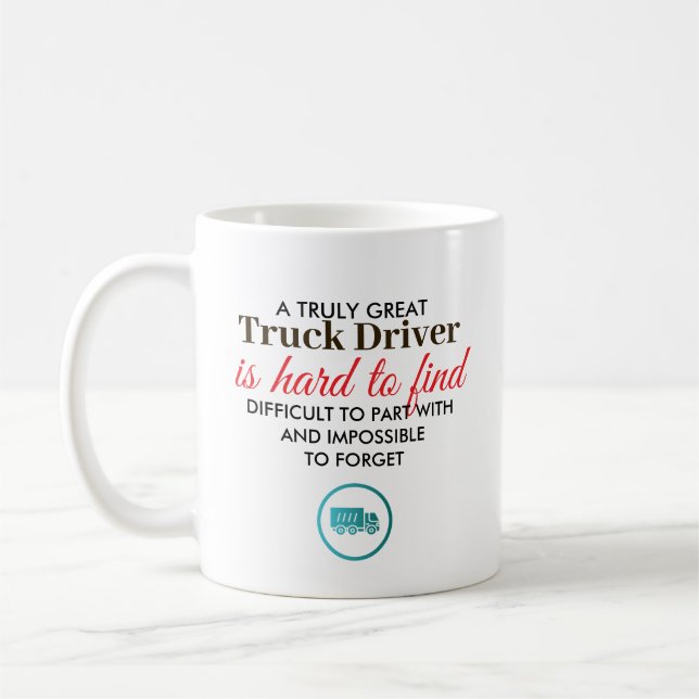 Mug Great Truck Driver Personalized Name Gift (Gauche)