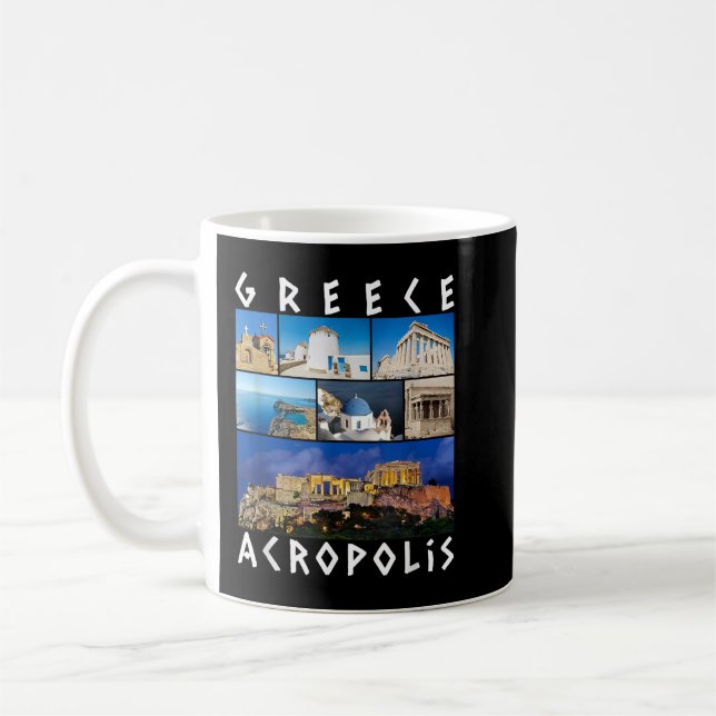 Mug Grèce Acropolis célèbres sites Galerie Voyageur So (Gauche)