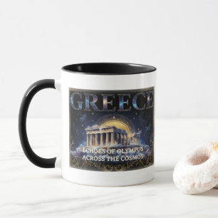 Mug Grèce Cosmique Temple Ancien Art Céleste