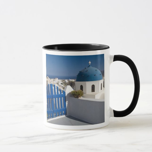 Mug Grèce et île grecque de Santorin depuis le (Droite)