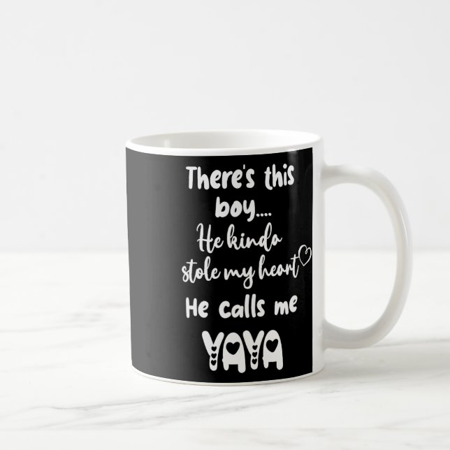 Mug Grèce Grand-mère grecque Ce garçon m'appelle (Droite)
