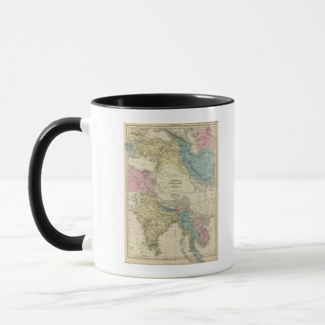 Mug Grèce, Turquie, Perse, Inde (Gauche)