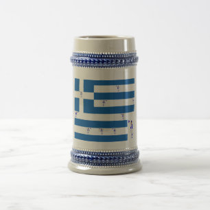 Mug Grecian Evzone avec drapeau grec