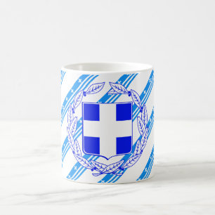 Mug Greek stripes flag