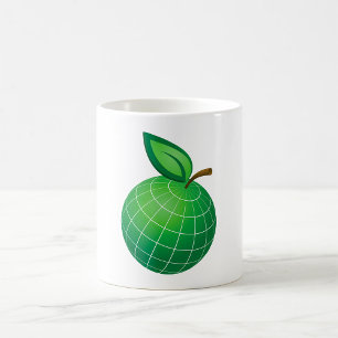 Mug Green Apple Earth Environment Planète