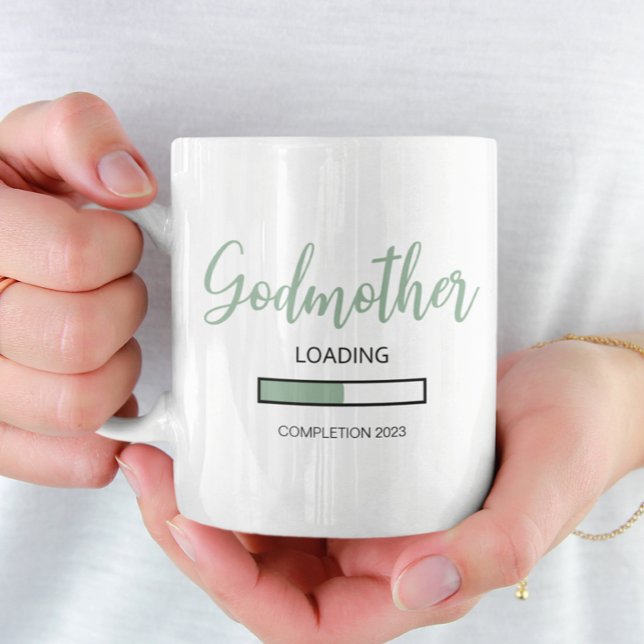 Mug Green Baby Chargement En 2025 Proposition Godmère (Créateur téléchargé)