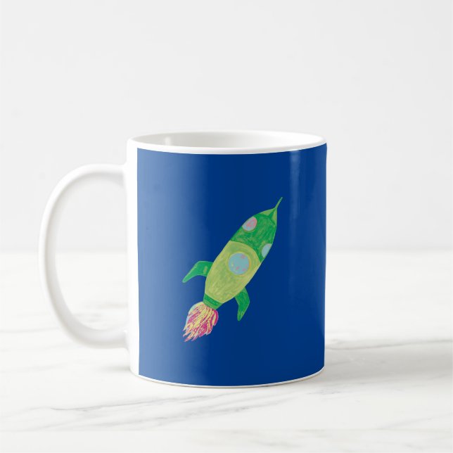 Mug Green Chilton Space Rocket Star (Gauche)