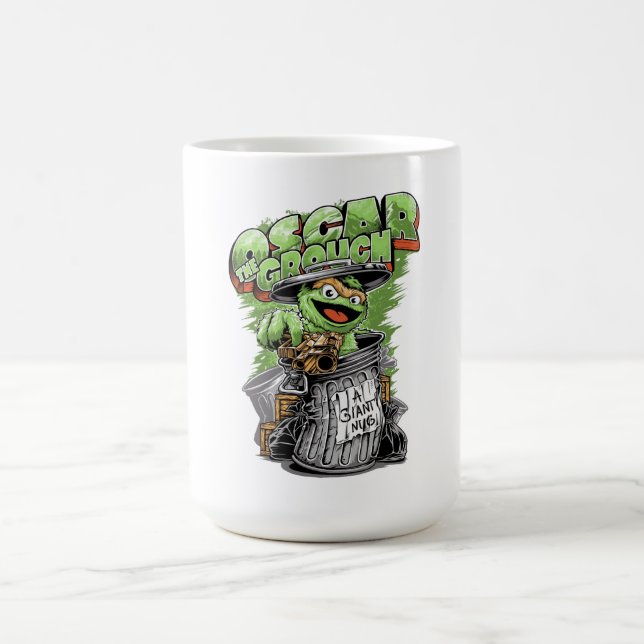 Mug Green Garbage Monster  (Centre)