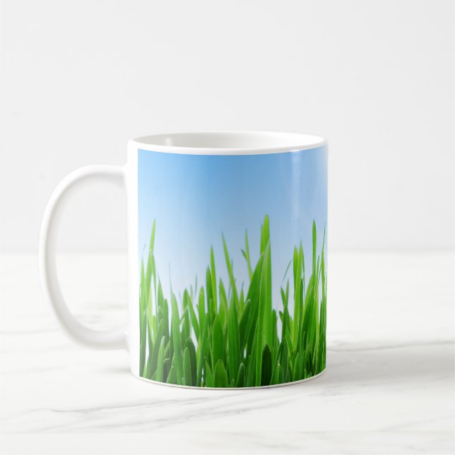 Mug Green Grass Blue Sky Landscape-10826 (Gauche)