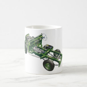 Mug Green Landy Land Rover Cutaway Randonnée Canard Mu