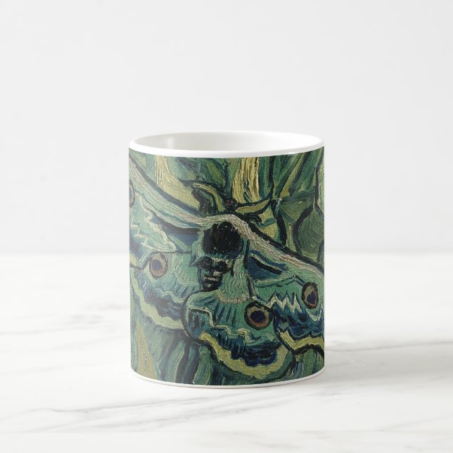 Mug Green Peacock (Empereur) Moth de Vincent van Gogh (Centre)