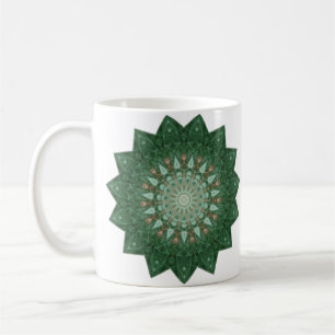 Mug Green Star Mandala