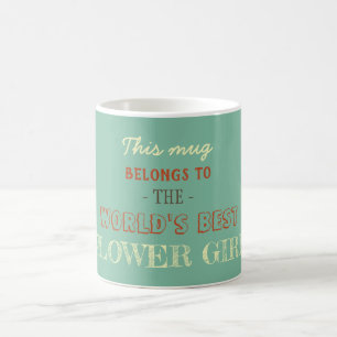 Mug Green Terracotta Pastel Cadeau couleur pour Flower