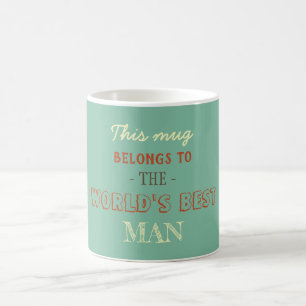 Mug Green Terracotta Pastel Cadeau couleur pour homme