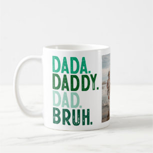 Mug Greens DADA DADDY DAD BRUH FÊTE DES PÈRES PHOTO