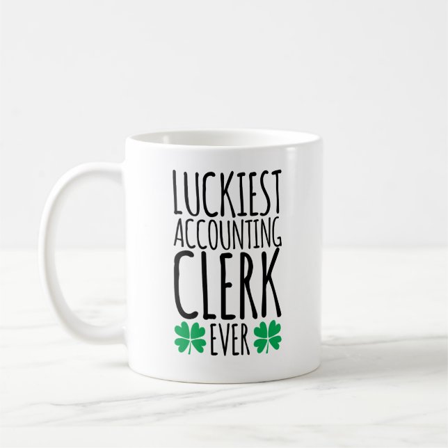Mug Greffier en comptabilité Lucky (Gauche)