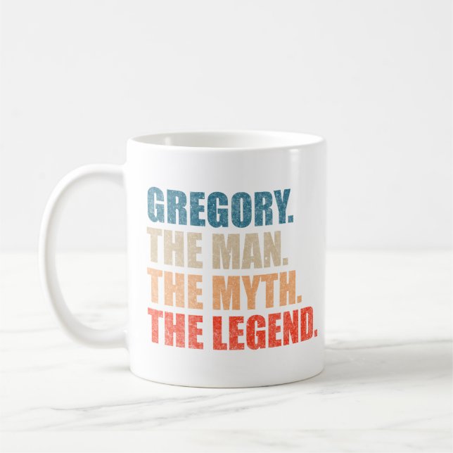 Mug Grégory l'homme le mythe la légende (Gauche)