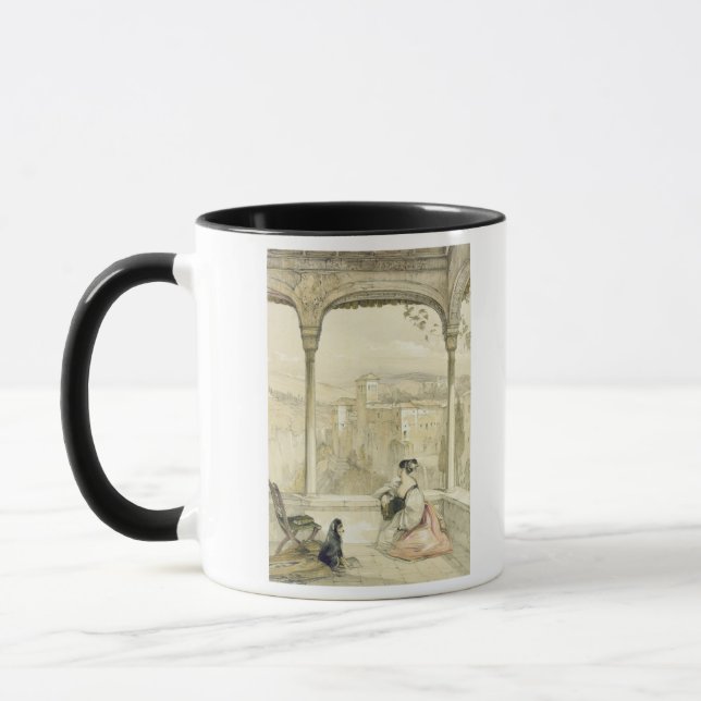 Mug Grenade (Alhambra), plaquent 9 des 'croquis de (Gauche)