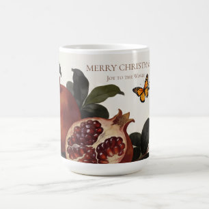 Mug Grenade Botanique Noël,Fruit Vintage