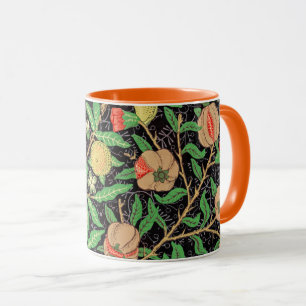 Mug Grenade et fleurs sur branches