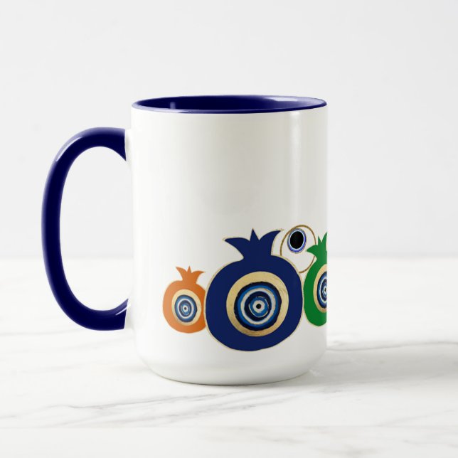 Mug Grenade et muqueuse oculaire (Gauche)