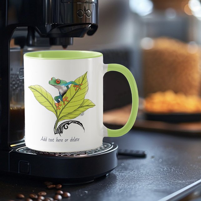 Mug Grenouille à arbre rouge (Créateur téléchargé)