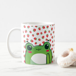 Mug Grenouille à fraise Kawaii