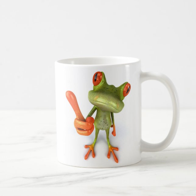 Mug Grenouille avec des pouces ! (Droite)
