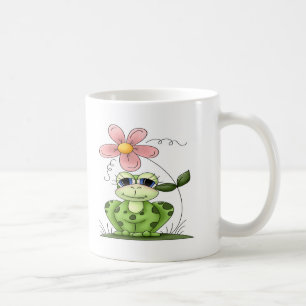 Mug Grenouille avec la fleur