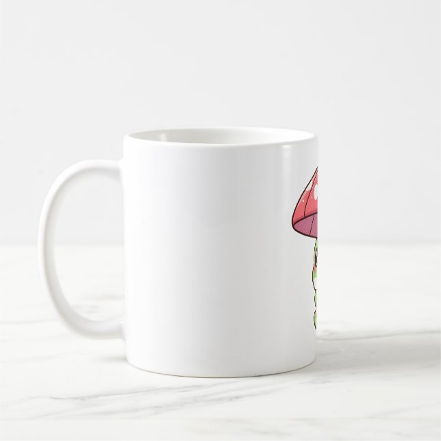 Mug Grenouille avec parapluie champignon (Gauche)