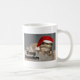 Mug Grenouille avec un casquette de Père Noël