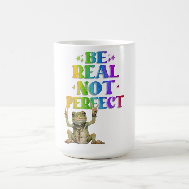 Mug Grenouille bohème positive Hippie  (Centre)