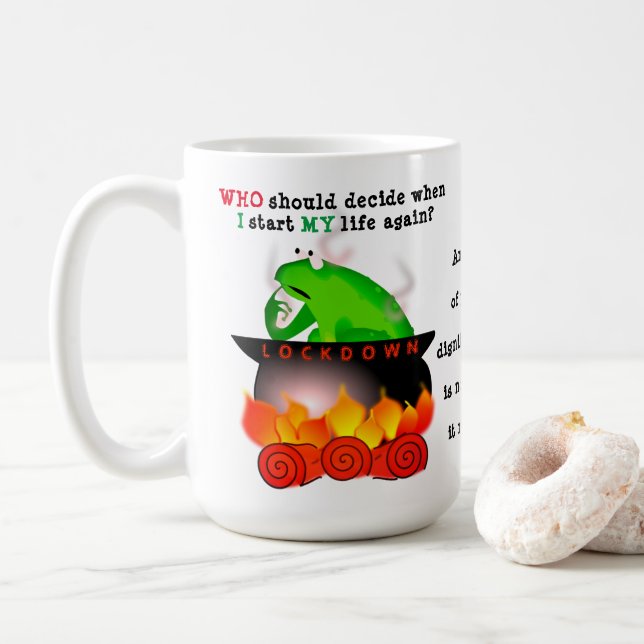 Mug Grenouille bouillante (Avec donut)